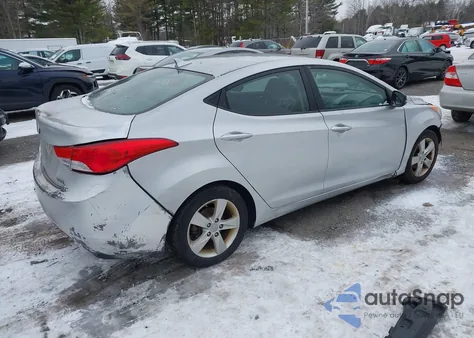 2013 Hyundai Elantra Gls из США, поврежденный, VIN KMHDH4AE5DU759846